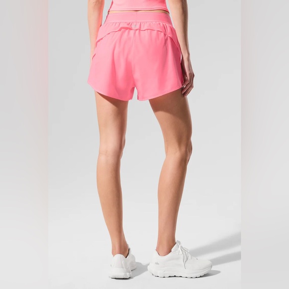 ALO Yoga Athletic Shorts Neon Bubblegum Pink Size XS - Picture 3 of 6